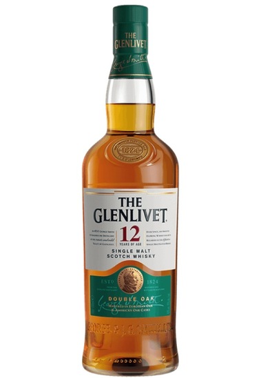Whiskey, The Glenlivet 12 let, 40 % alkohola, 0,7 l