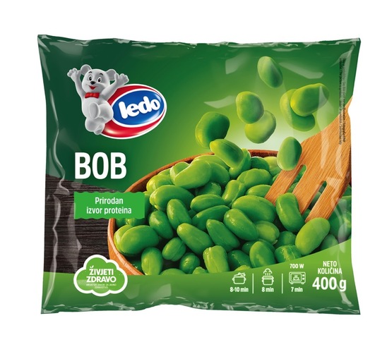 Bob, Ledo, zamrznjen, 400 g