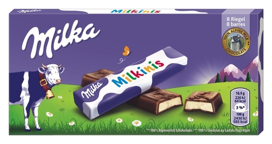 Čokolada Milkinis, Milka, 87,5 g