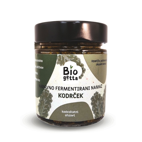 Bio naravno fermentirani namaz, Kodrček, Biogetta, 135 g