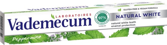 zobna pasta Vademecum basic Natural white, 75 ml