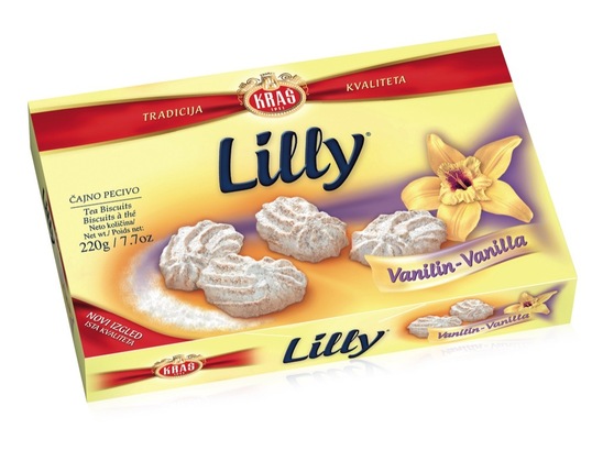 Keksi z vanilijo Lily, Kraš, 220 g