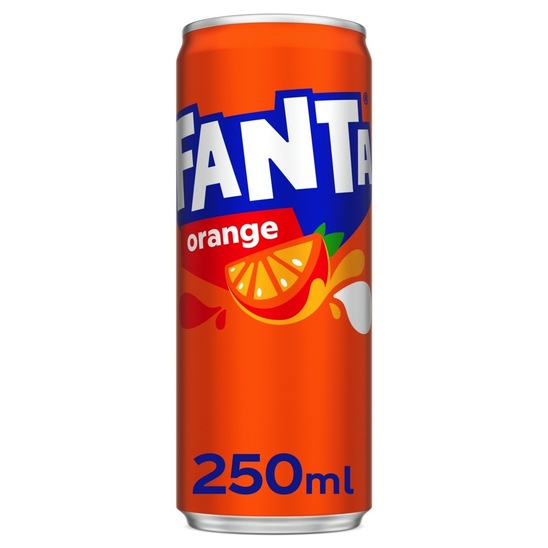 Gazirana pijača, Fanta Orange, 0,25 l
