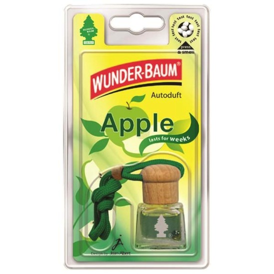 Osvežilec zraka v steklenički, zeleno jabolko, Wunder Baum, 4,5 ml
