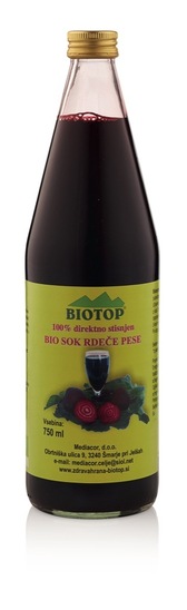 Bio sok rdeče pese, Biotop, 0,75 l