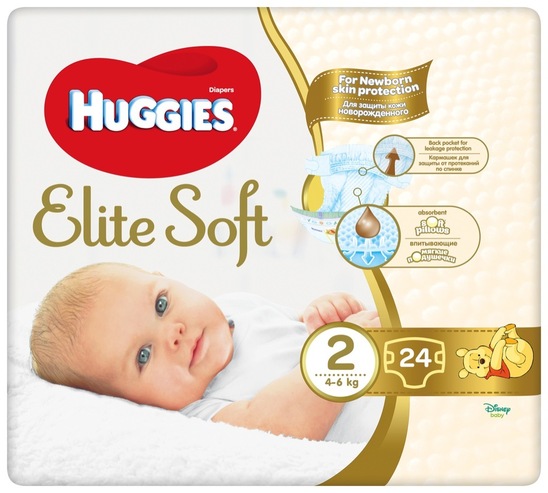 Plenice Elite Soft, 2 Mini, Huggies, 24/1