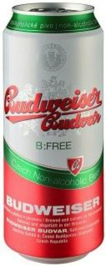 Brezalkoholno pivo, Budweiser, 0,5 l