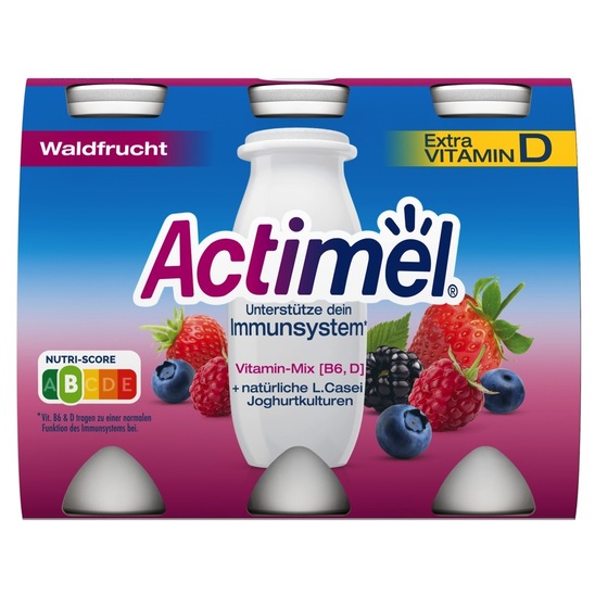 Jogurtov napitek gozdni sadeži, Actimel, 6 x 100 g