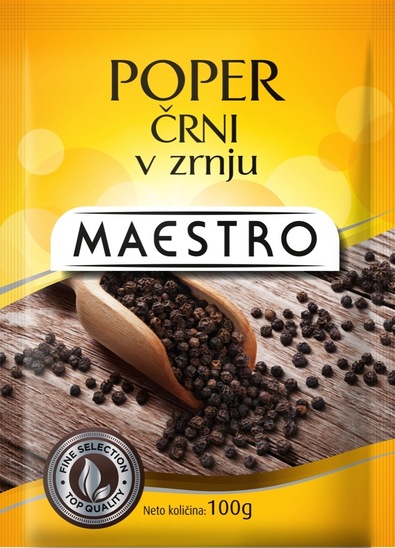 Črni poper v zrnu, Maestro, 100 g