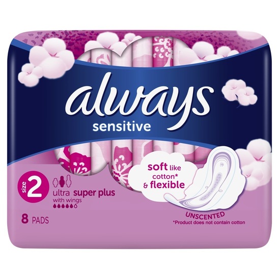 Damski vložki Sensitive Super Plus, Always Ultra, 8/1