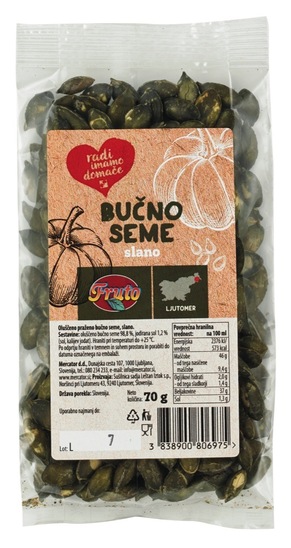 Bučno seme, 70 g