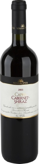 Cabetnet shiraz Capris, vrhunsko rdeče vino, Vinakoper, 0,75 l