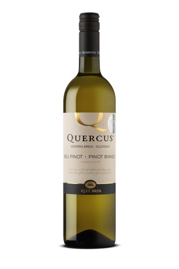 Beli pinot Quercus, vrhunsko belo vino, Vinska klet Goriška Brda, 0,75 l