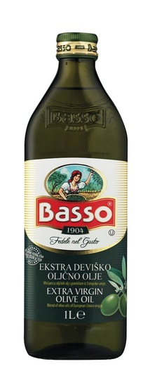 Ekstra deviško oljčno olje, Basso, 1 l