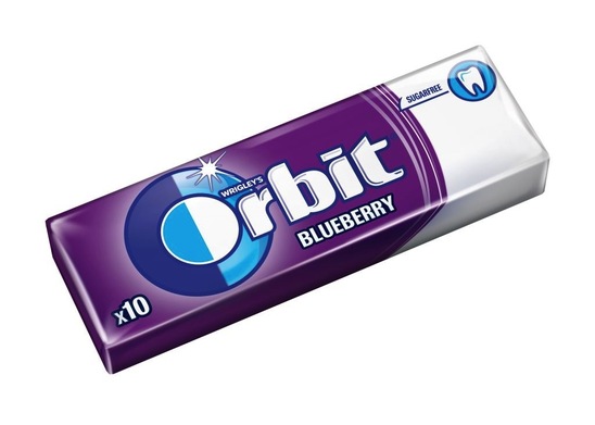Žvečilni gumi Blueberry, Orbit, 14 g