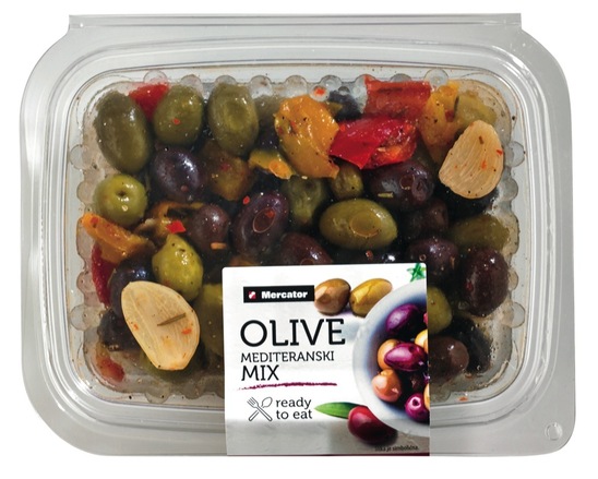 Olive mix, mediterano, Mercator, 200 g
