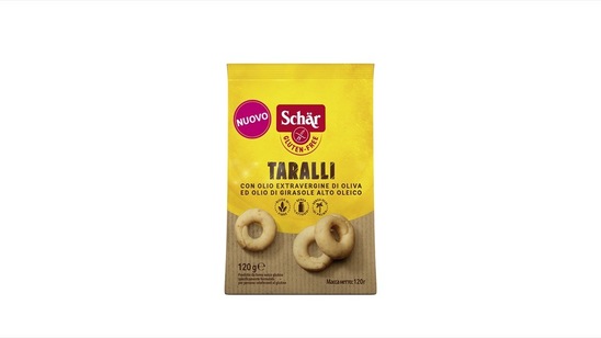 Slani prigrizek Taralli, brez glutena, Schar, 120 g