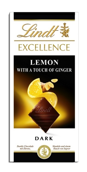 Temna čokolada Excellence Limona in ingver, Lindt, 100 g