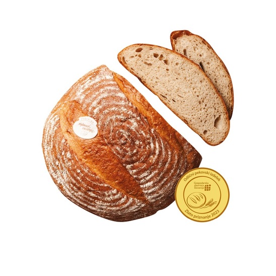 Mešani kruh Krjavelj, Pekarna Grosuplje, 1 kg