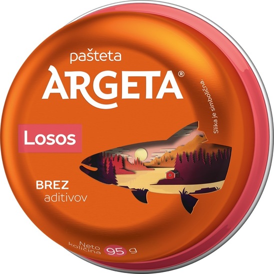 Lososova pašteta, Argeta, 95 g