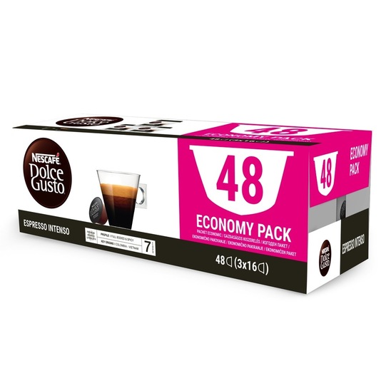 Kava Espresso Intenso, Nescafe Dolce Gusto, 3 pack, 336 g