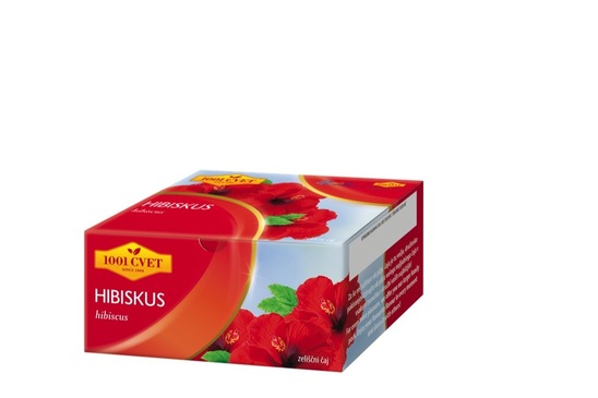 Sadni čaj, hibiskus, 1001 Cvet, 40 vrečk, 80 g