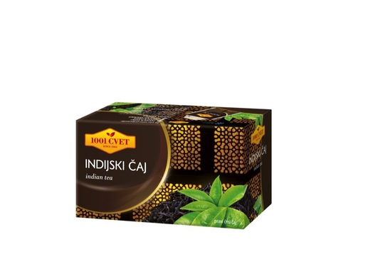 Črni čaj, indijski, 1001 Cvet, 20 vrečk, 30 g