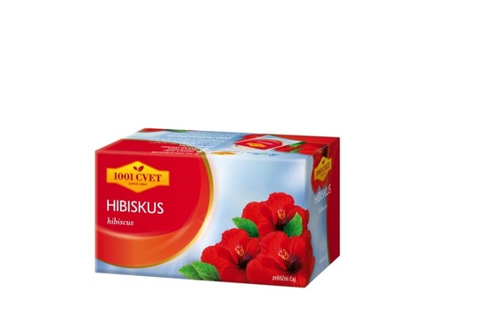Sadni čaj, hibiskus, 1001 Cvet, 20 vrečk, 40 g