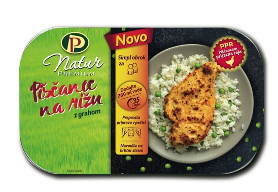 Piščančji file z rižem, PP Natur Premium, 500 g