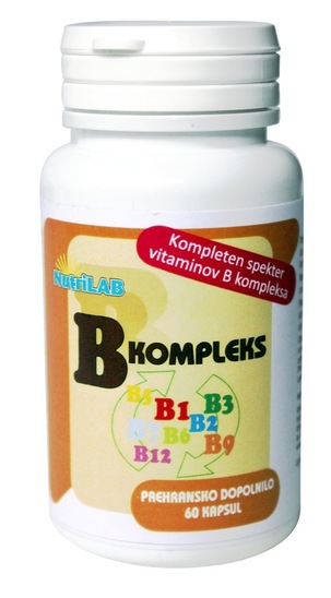 Kapsule B kompleks, Nutrilab, 60/1