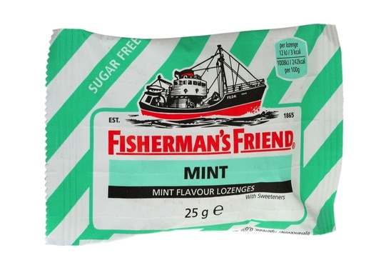 Bonboni, mint, Fisherman's Friend, 25 g