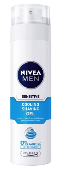 Gel za britje Men Sensitive Cooling, Nivea, 200 ml