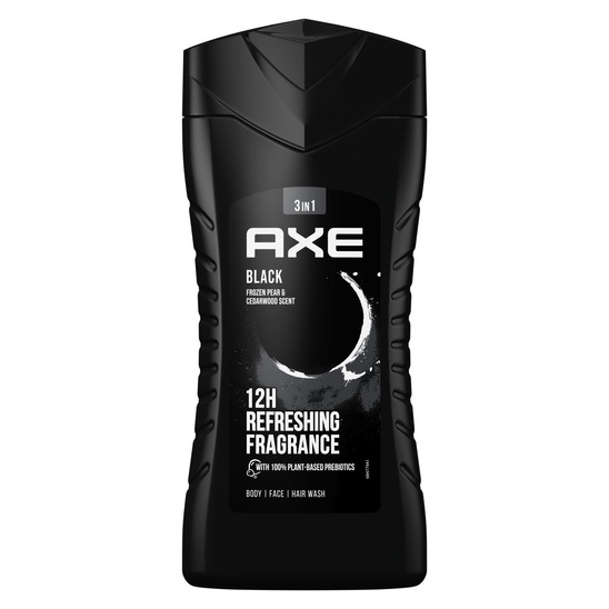 Gel za prhanje Black, Axe, 250 ml