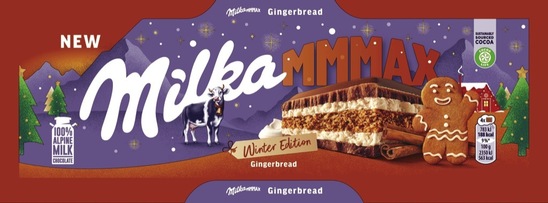 Čokolada Gingerbread, Milka, 300 g