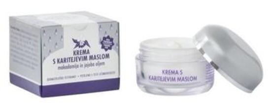 Krema za obraz, karitejevo maslo, Kahne, 45 ml