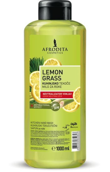 Tekoče milo Lemon Grass, Afrodita, 1 l