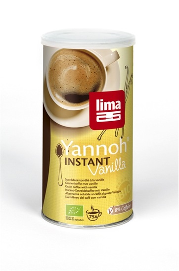Bio instant žitna kava z vanilijo Yannoh, Lima, 150 g