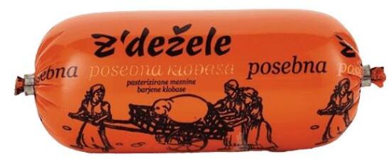 Posebna klobasa, Z'dežele, pakirano, 400 g