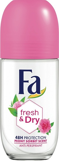 Deodorant Fresh & Dry Pink Sorbet roll on, FA, 50 ml