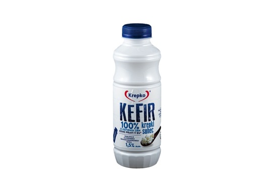 Kefir Krepki suhec, 1,5% m.m., Krepko, 500 g