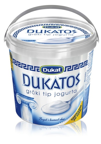Grški tip jogurta, Dukatos, 450 g