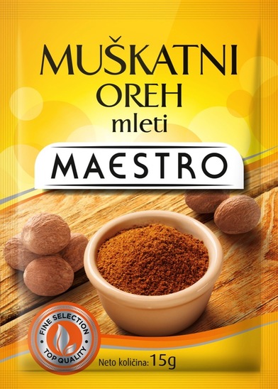 Muškatni oreh, mleti, Maestro, 15 g