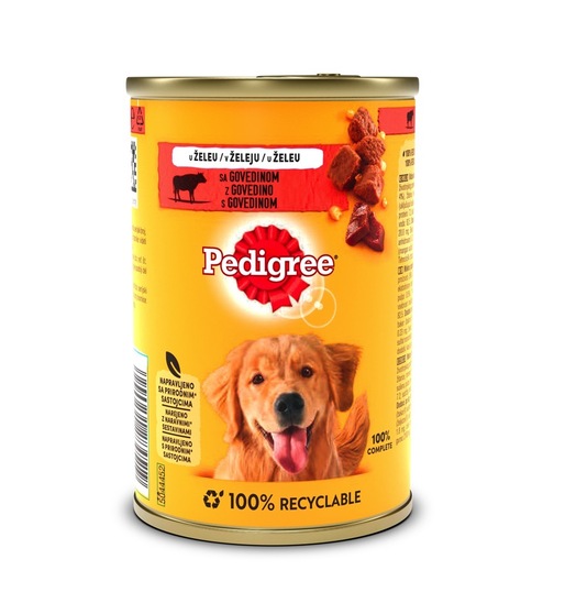 Hrana za pse, govedina, Pedigree, 400 g