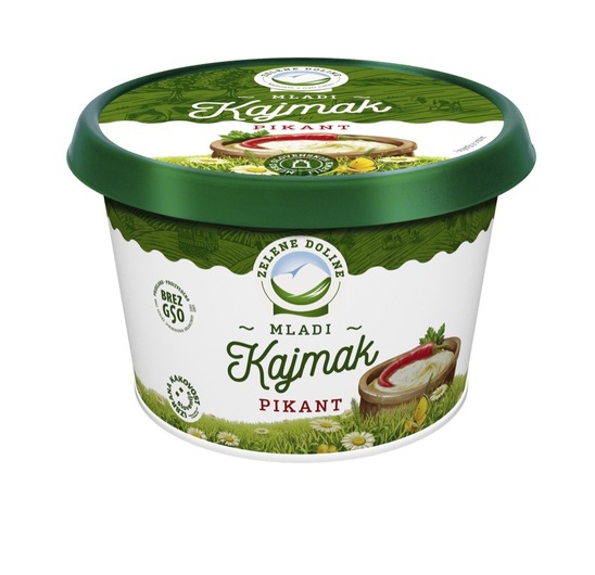 Sir kajmak s čilijem in paradižnikom, Zelene Doline, 150 g