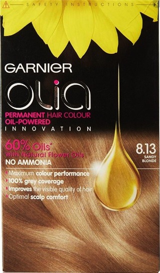 Barva za lase Olia, 8.13 peščeno blond, Garnier