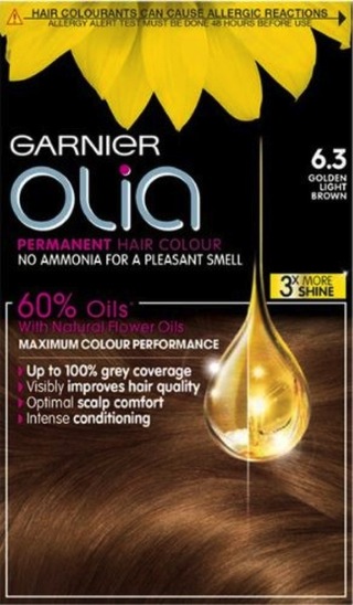 Barva za lase, 6.3 golden light brown, Olia