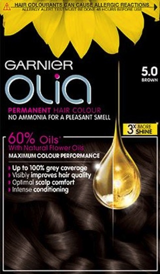 Barva za lase Olia, 5.0 rjava, Garnier