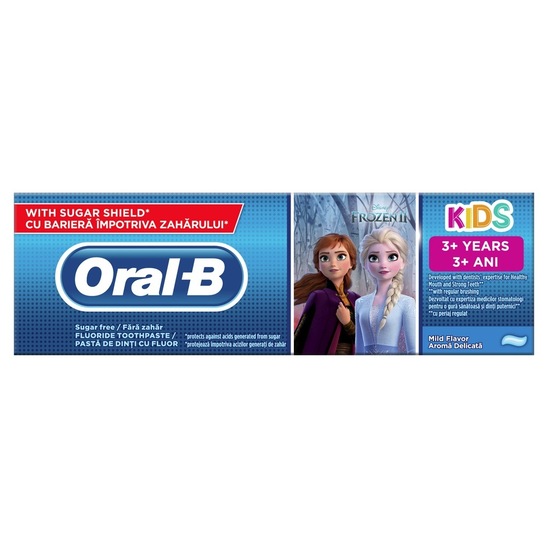 Zobna pasta Frozen/Cars, 3-5 let, Oral B, 75 ml