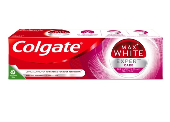 Zobna pasta Max White Extra care za občutljive zobe, Colgate, 75 ml