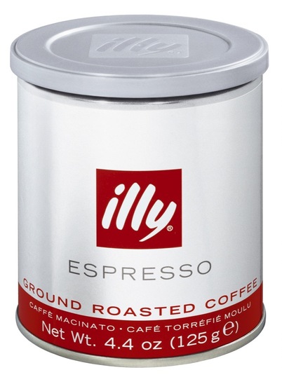 Mleta kava Espresso Ground Roasted, Illy, 125 g